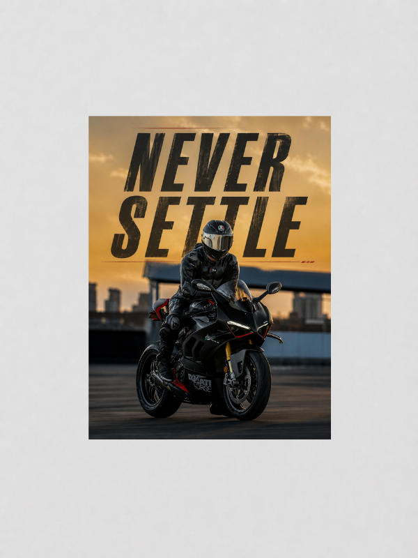 NEVER SETTLE