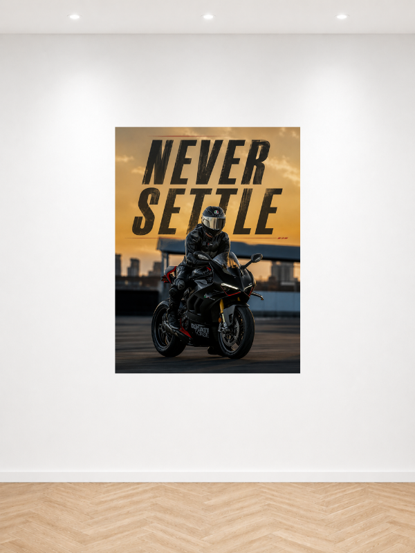 NEVER SETTLE