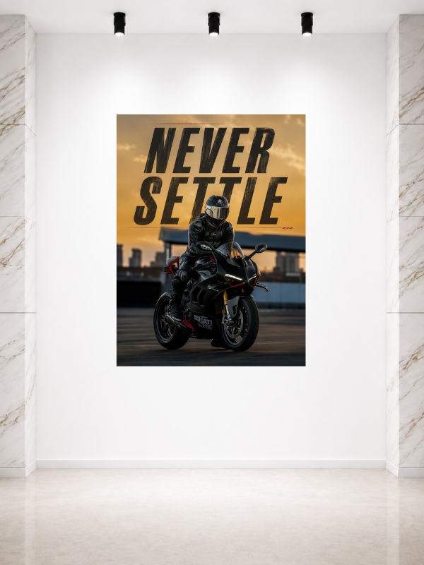 NEVER SETTLE