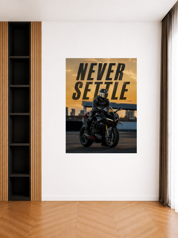 NEVER SETTLE