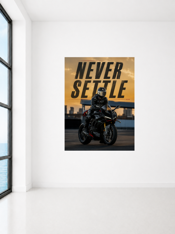 NEVER SETTLE