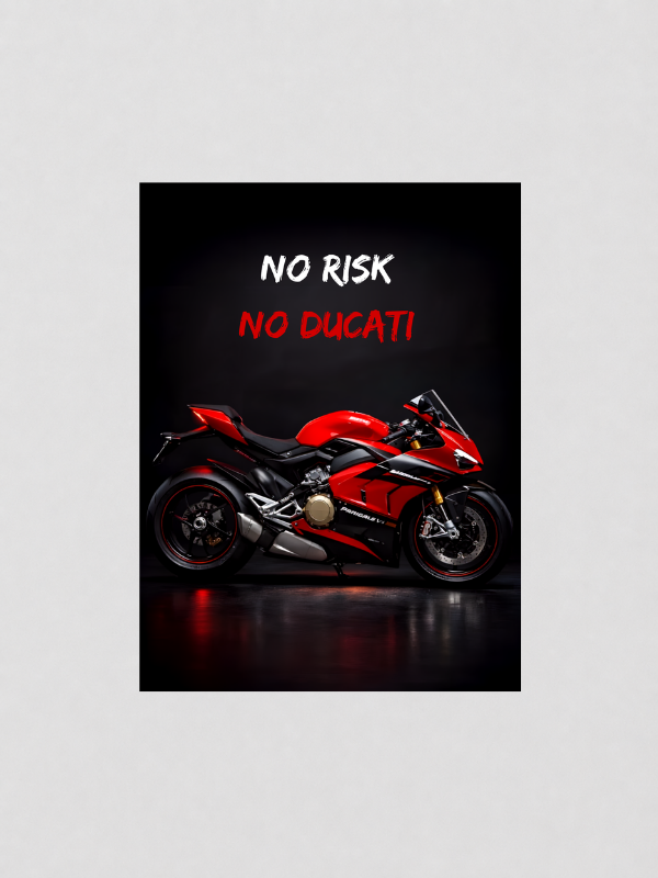 NO RISK NO DUCATI