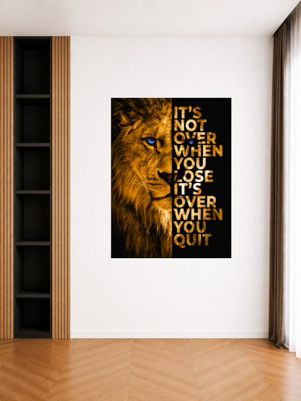IT'S NOT OVER