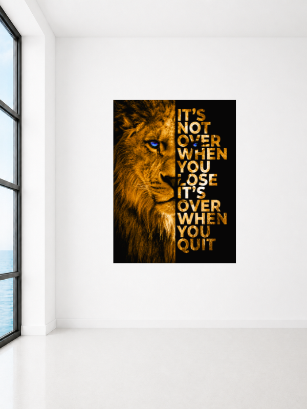 IT'S NOT OVER